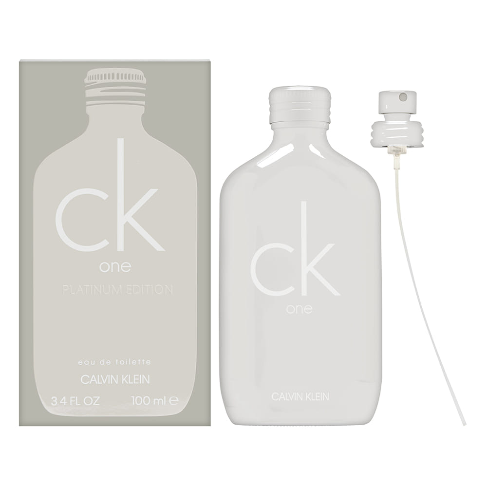 CK One Platinum Edition by Calvin Klein 3.4 oz Eau de Toilette Spray