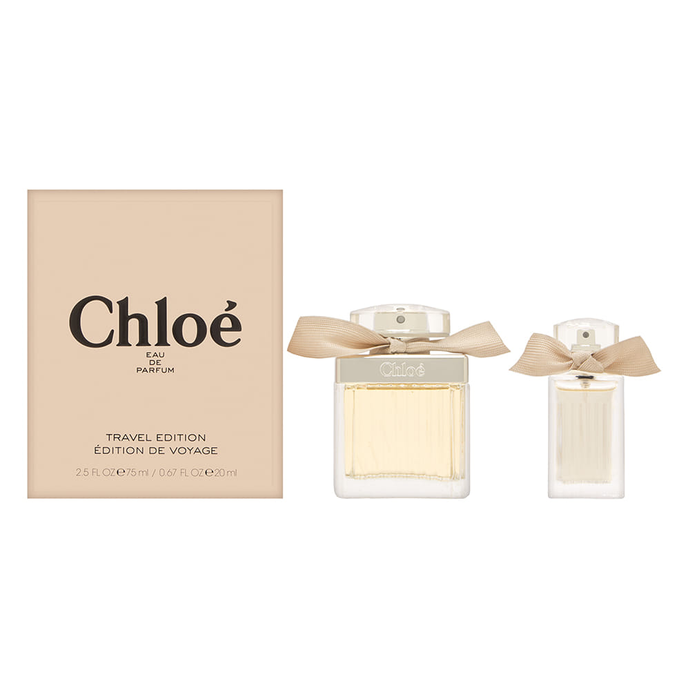 Chloe by Parfums Chloe for Women 2 Piece Set Includes: 2.5 oz Eau de Parfum Spray + 0.67 oz Eau de Parfum Spray