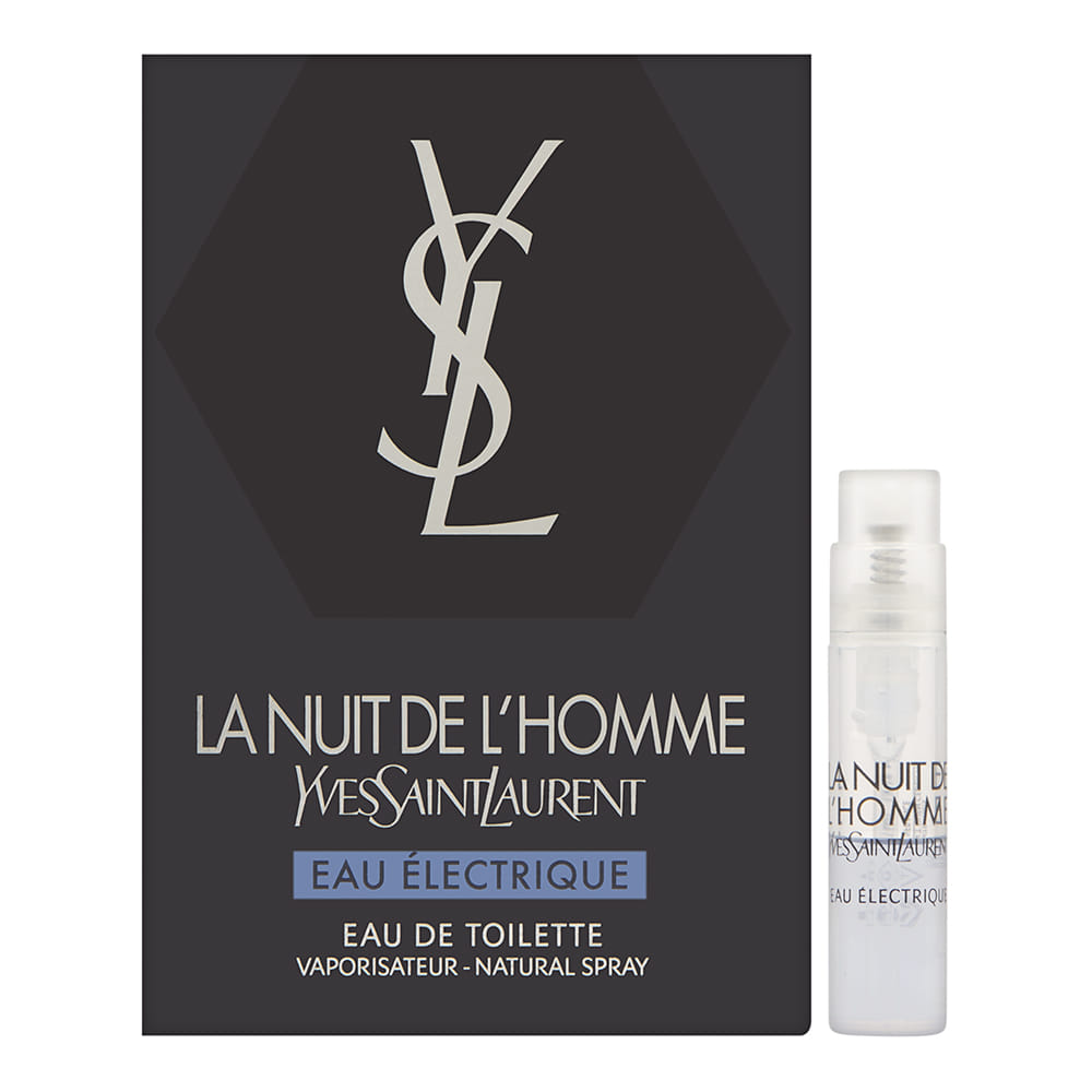 La Nuit de L'Homme Eau Electrique by Yves Saint Laurent 0.04 oz Eau de Toilette Vial Spray