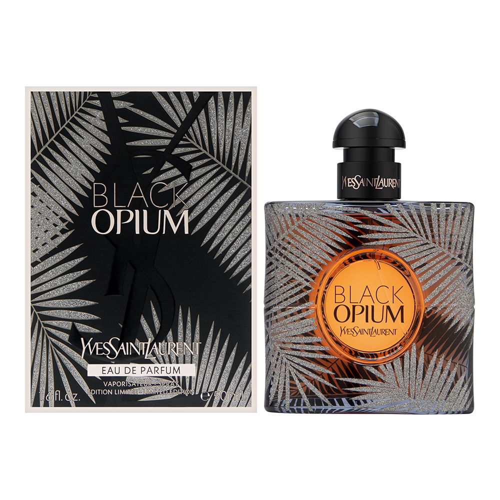 Black Opium by Yves Saint Laurent for Women 1.6 oz Eau de Parfum Spray - Exotic Illusion Edition