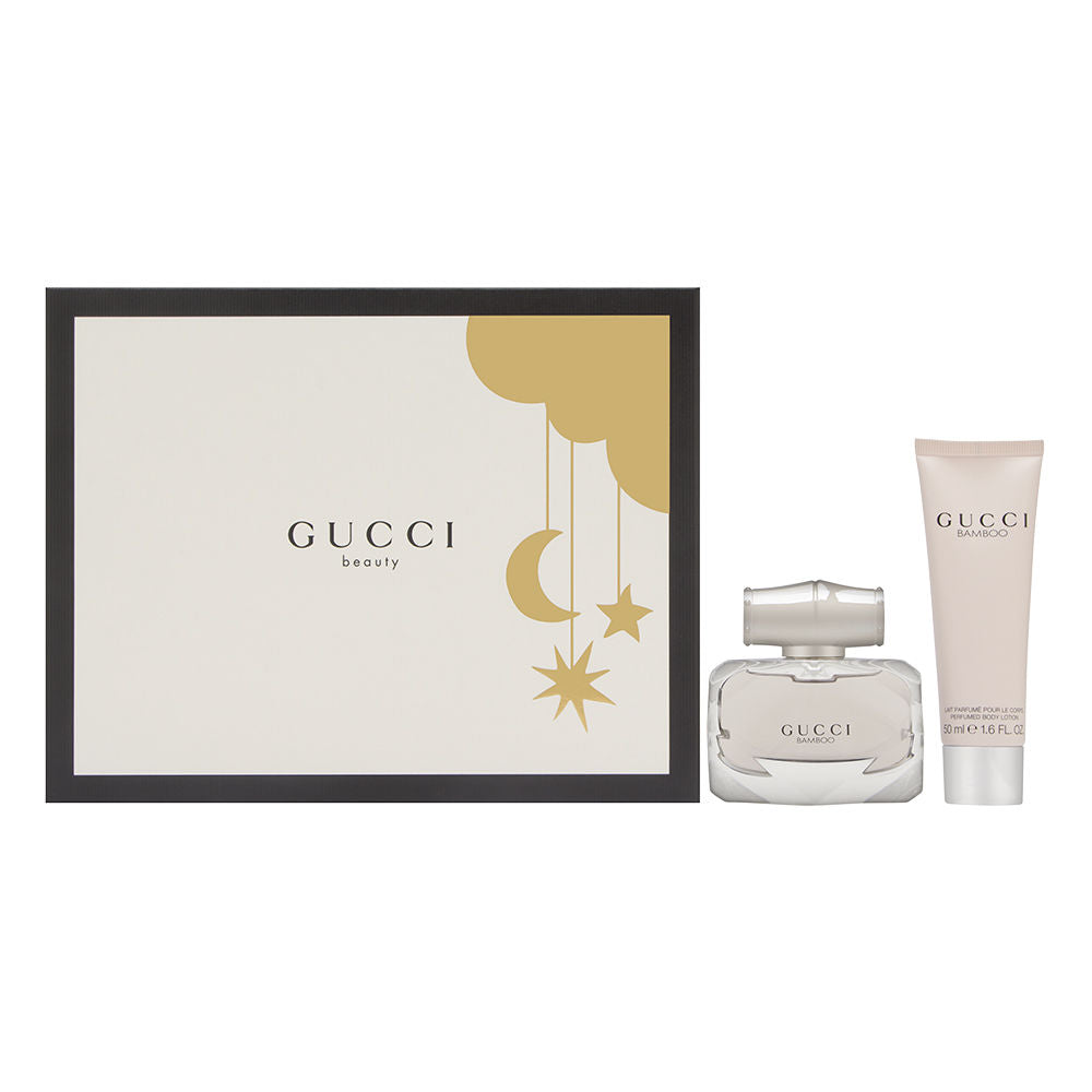 Gucci Bamboo for Women 2 Piece Set Includes: 1.6 oz Eau de Parfum Spray + 1.6 oz Perfumed Body Lotion