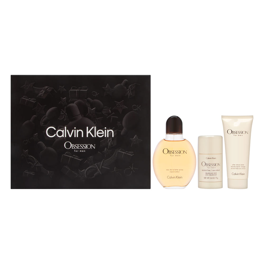 3 Piece Set Includes: 4.2 oz Eau de Toilette Spray + 2.6 oz Deodorant Stick Alcohol-Free + 3.4 oz After Shave Balm