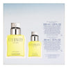 Eternity by Calvin Klein for Men 2 Piece Set Includes: 3.3 oz Eau de Toilette Spray + 1.0 oz Eau de Toilette Spray