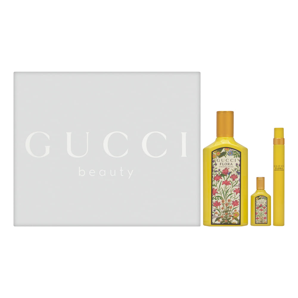 3 Piece Set Includes: 3.3 oz Eau de Parfum Spray + 0.16 oz Eau de Parfum  + 0.33 oz Eau de Parfum Spray