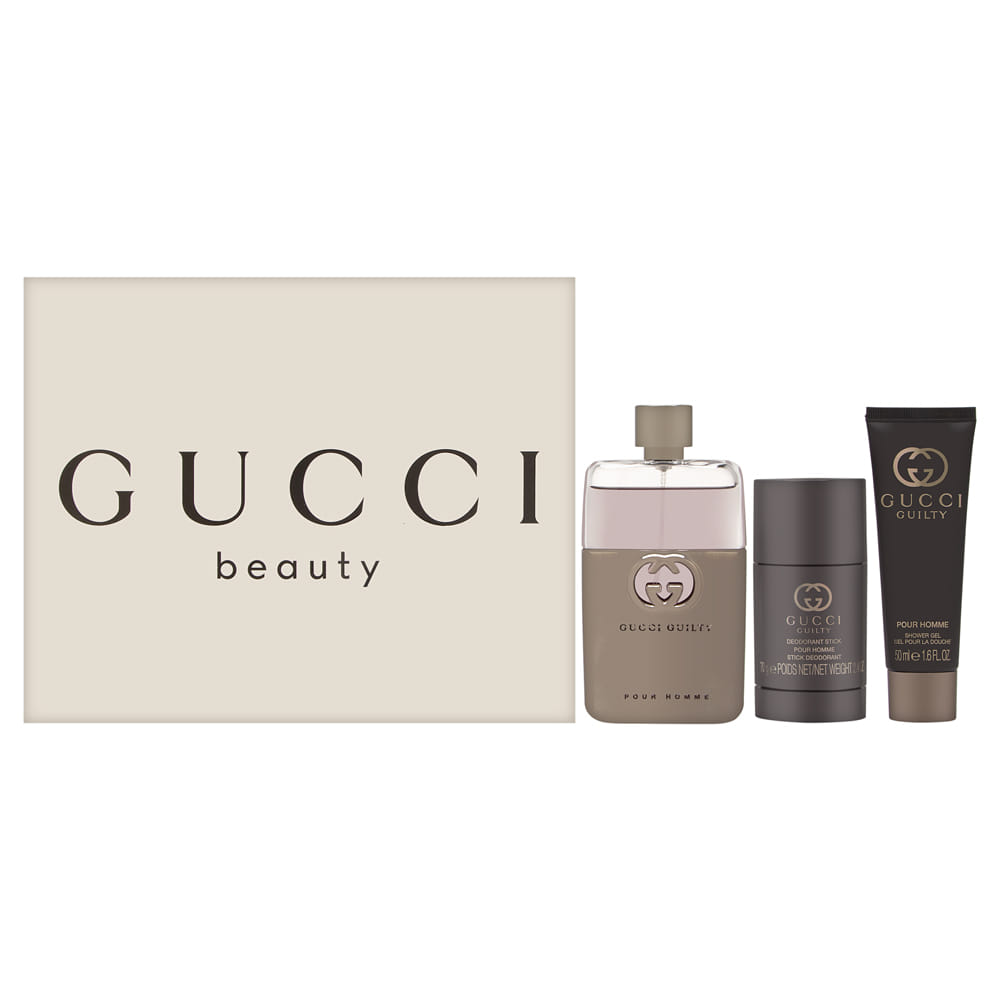 3 Piece Set Includes: 3.0 oz Eau de Toilette Spray + 2.4 oz Deodorant Stick + 1.6 oz Shower Gel