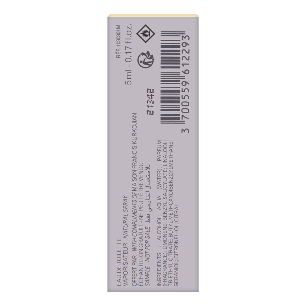 Aqua Universalis by Maison Francis Kurkdjian 5 ml / 0.17 oz Eau de Parfum Spray