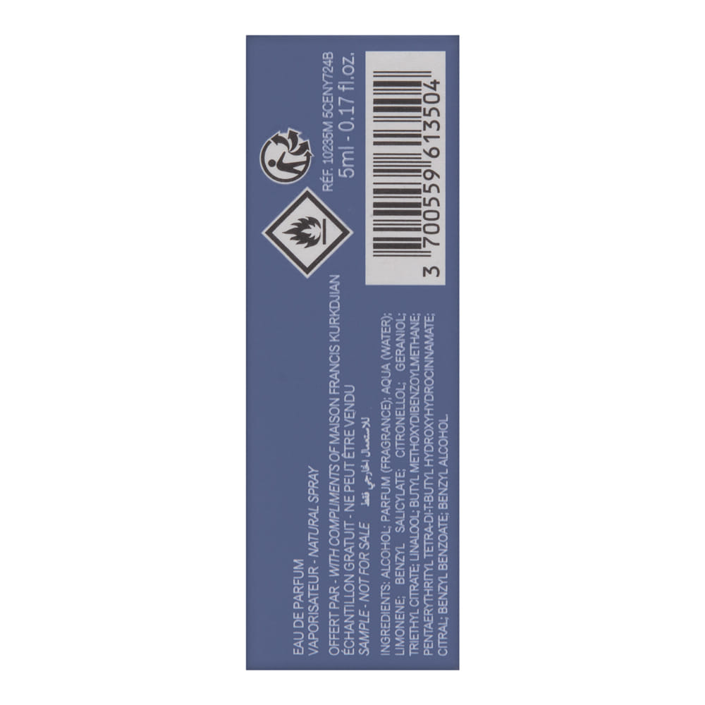 724 by Maison Francis Kurkdjian Paris 5 ml / 0.17 oz Eau de Parfum Spray