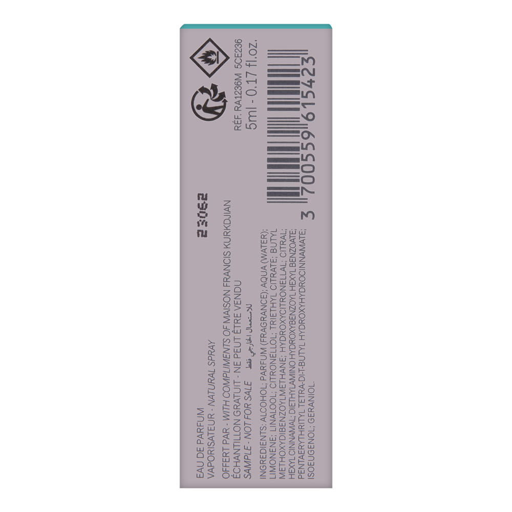 Aqua Media by Maison Francis Kurkdjian 5 ml / 0.17 oz Cologne Forte Travel Mini Spray