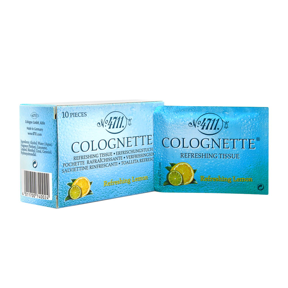 10 Count - Refreshing Lemon Scented Towelettes