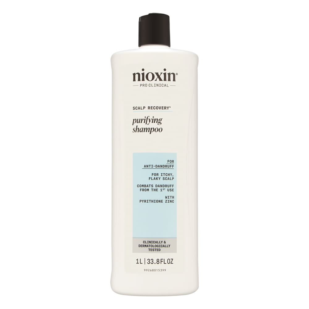 Nioxin Scalp Recovery Purifying Shampoo for Itchy Flaky Scalp 33.8oz/1 Liter