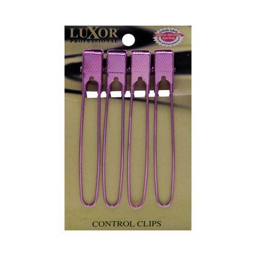 Luxor Professional Control Clips Model No. 5121 (Purple)