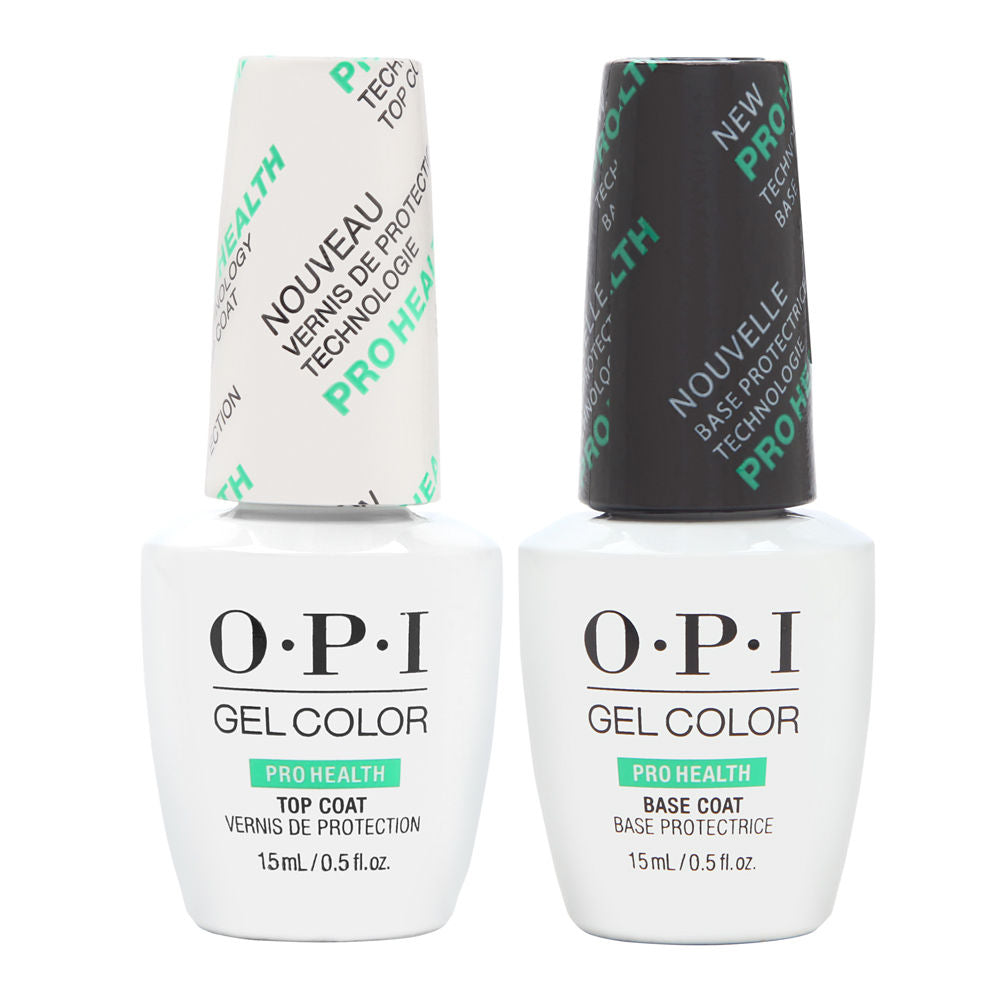 OPI GelColor Pro Health Top and Base Coat Duo GC020 / GC040 2 x 0.5 oz - GC020 / GC040