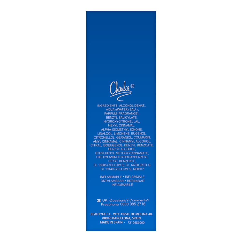 Charlie Blue by Revlon for Women 3.3 oz Eau de Toilette Spray