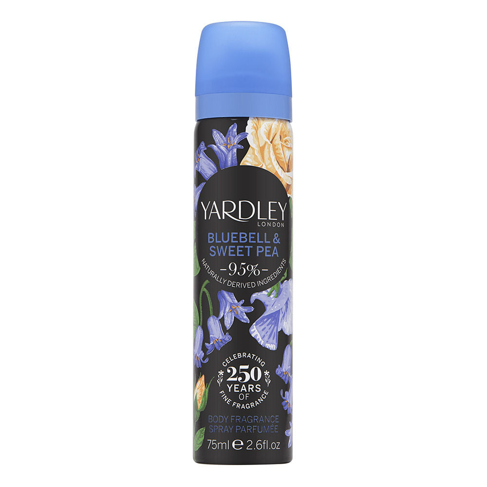 Yardley London Bluebell & Sweet Pea 2.6 oz Body Fragrance Spray
