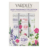 Yardley London Body Fragrance Collection 3 x 2.6 oz Body Fragrance Spray