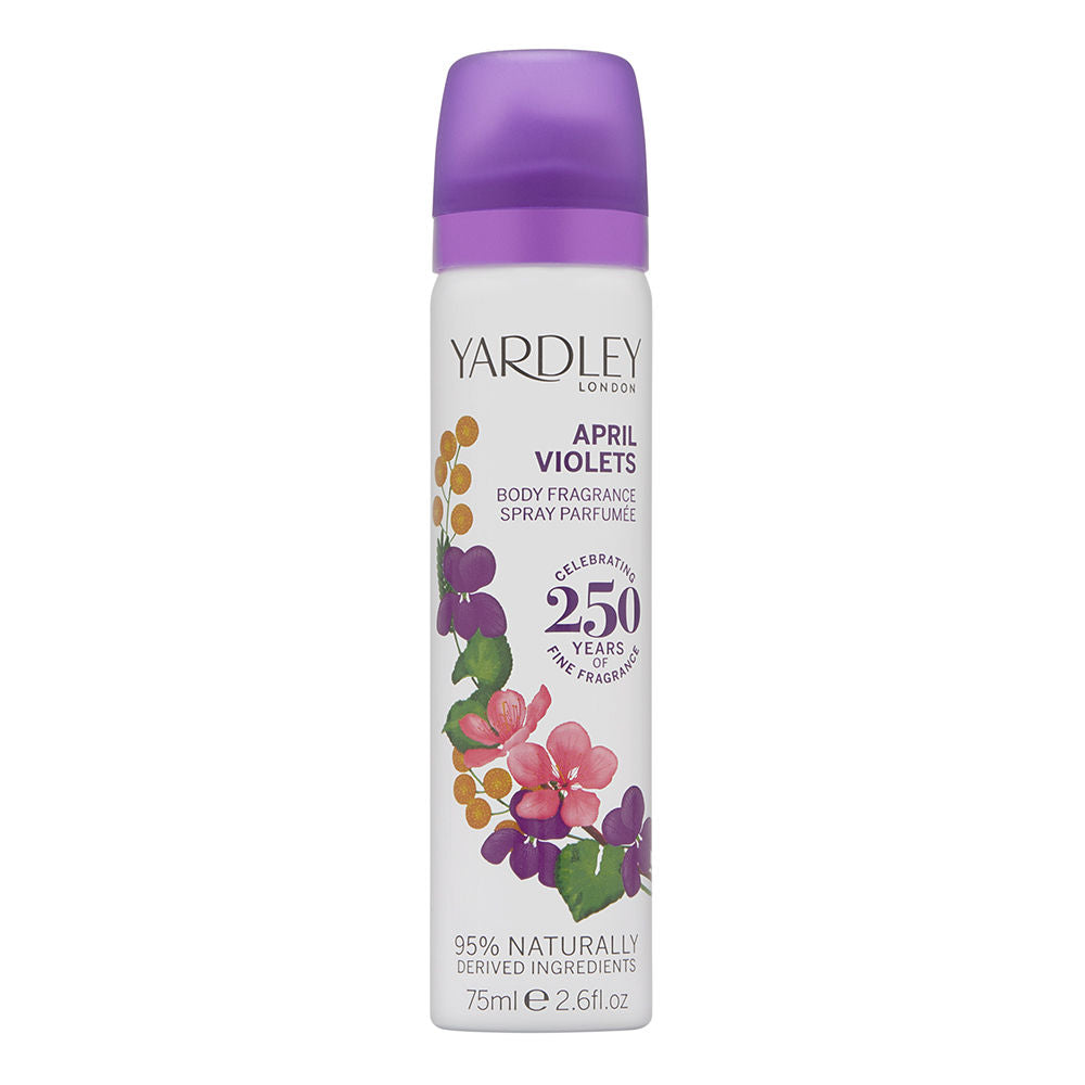 Yardley London April Violets 2.6 oz Deodorising Body Spray