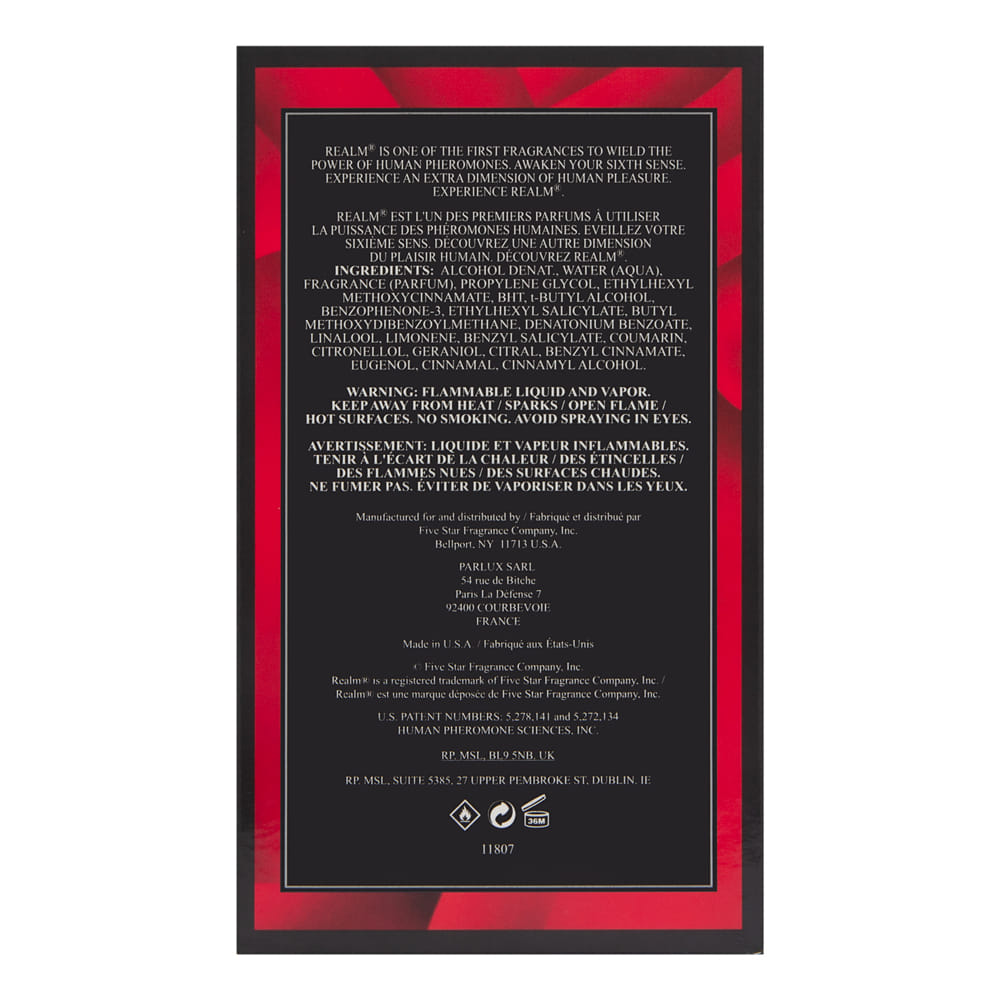 Realm by Erox for Men 3.4 oz Eau de Cologne Spray