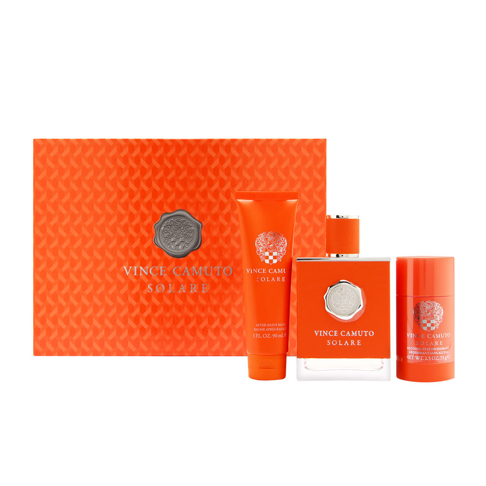 3 Piece Set Includes: 3.4 oz Eau de Toilette Spray + 3.0 oz After Shave Balm + 2.6 oz Alcohol Free Deodorant Stick