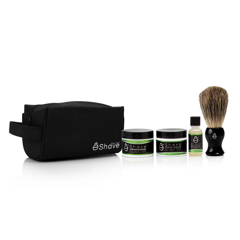 eShave 5 Piece Start Up Kit White Tea