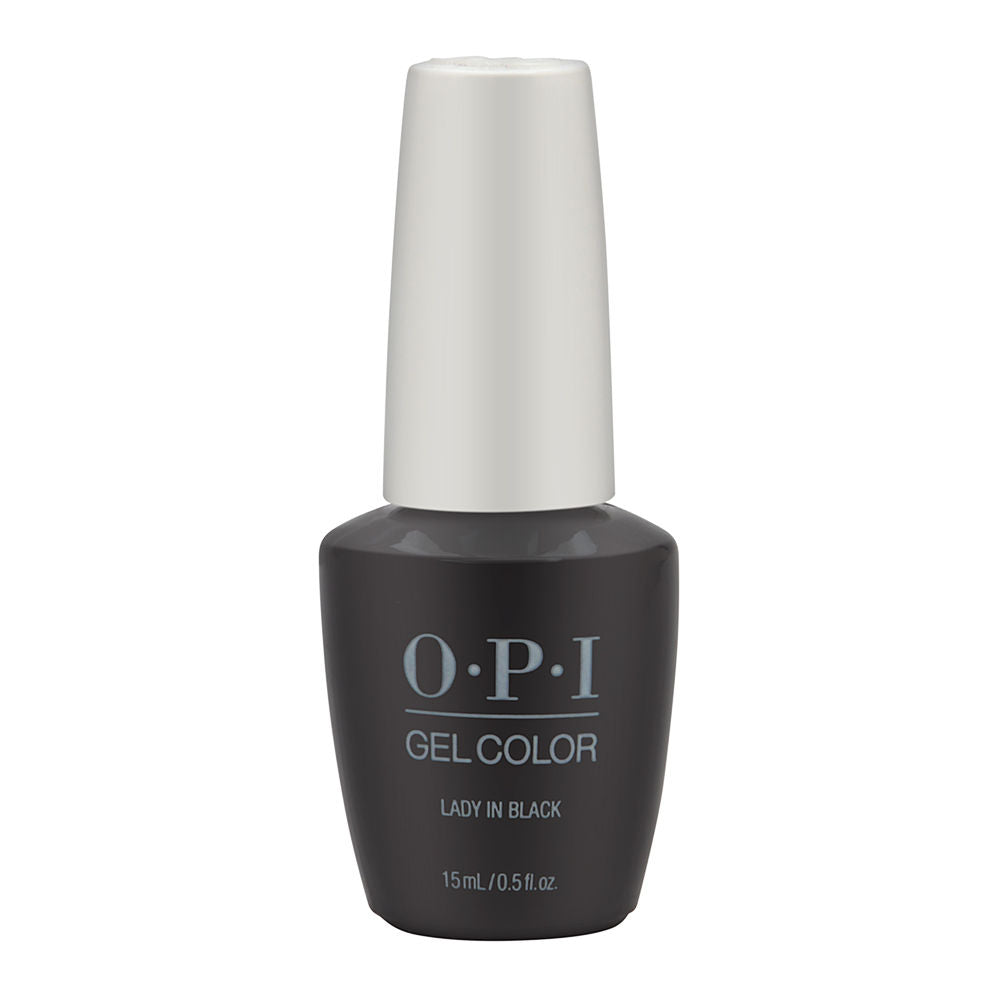 OPI GelColor Soak-Off Gel Lacquer GCT02 - EU - Lady In Black