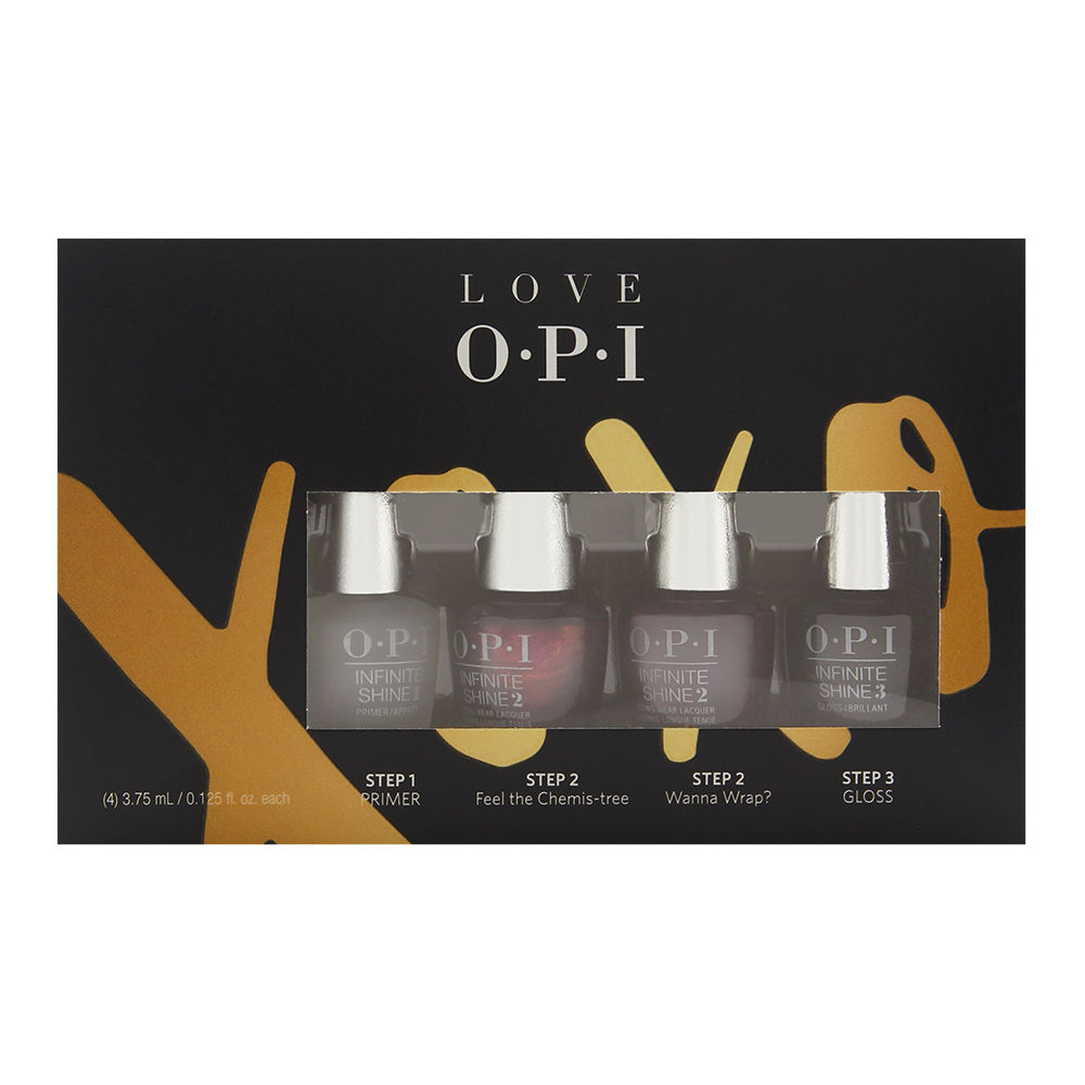 OPI XOXO Holiday Collection Infinite Shine Nail Lacquer Mini 4 Pack HRJ57 - 4 x 3.75ml