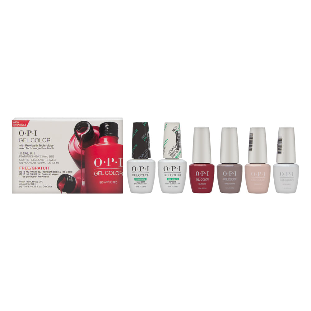 OPI GelColor With ProHealth Technology Trial Kit 6 Piece Display 6 Piece Set