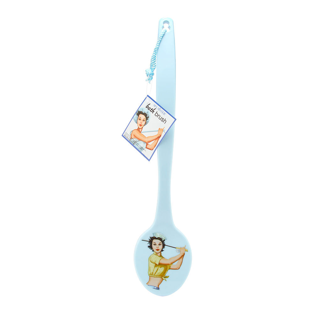 Spa Sister Bath Brush - Blue Girl Fishing