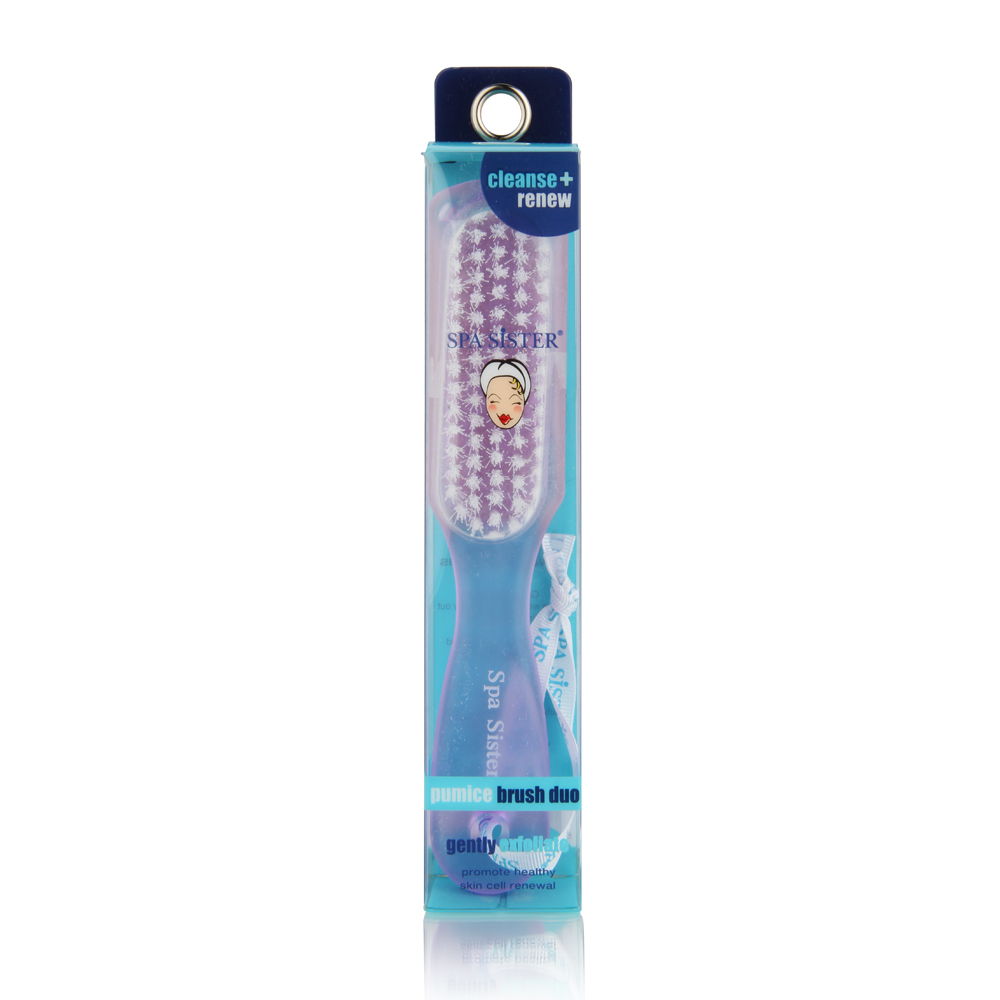 Spa Sister Pumice Brush Duo Purple