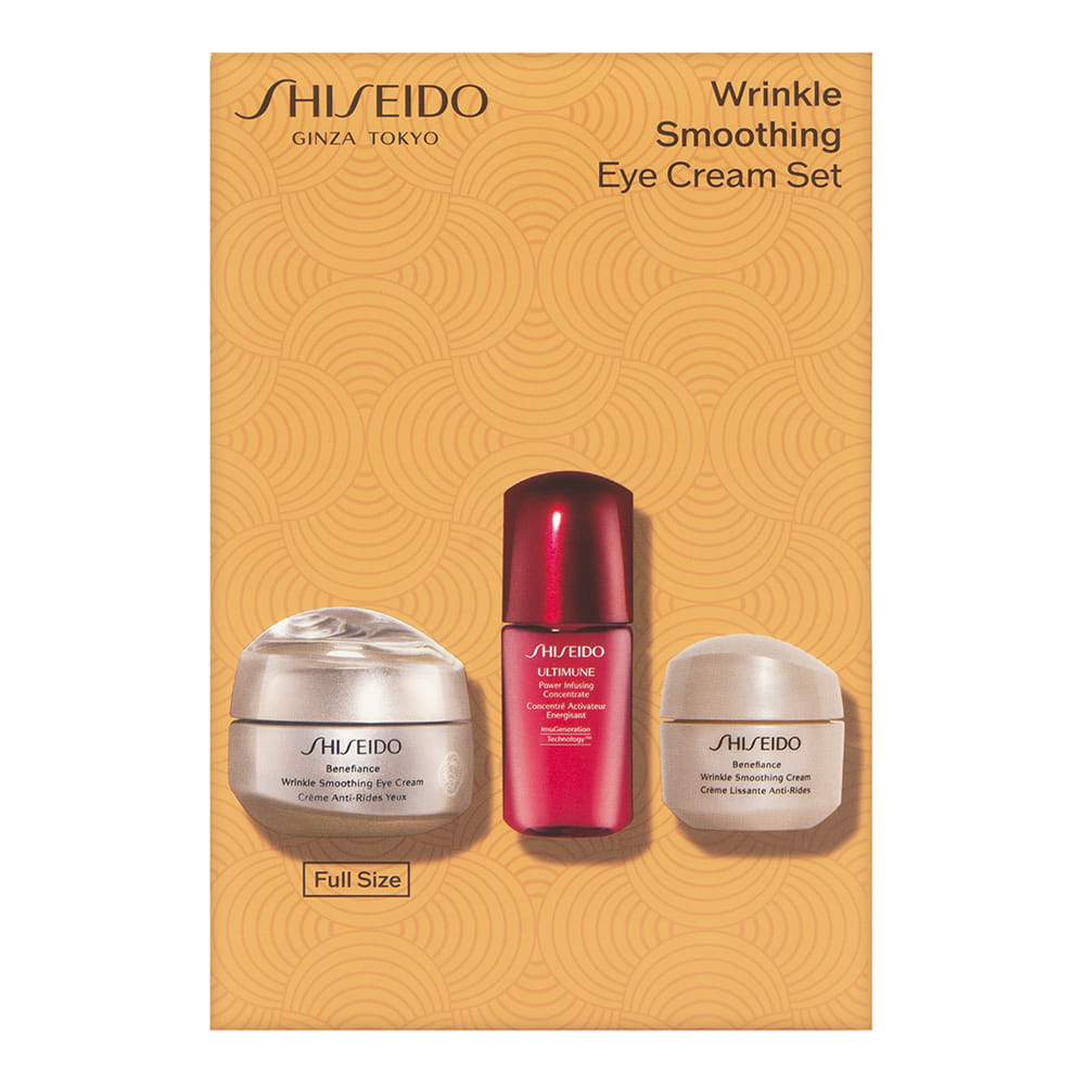 Shiseido Winkle Smoothing Eye Cream Set 3 Piece Set
