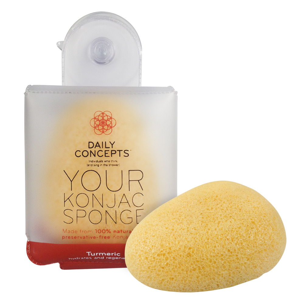 Daily Concepts Your Konjac Sponge Turmeric