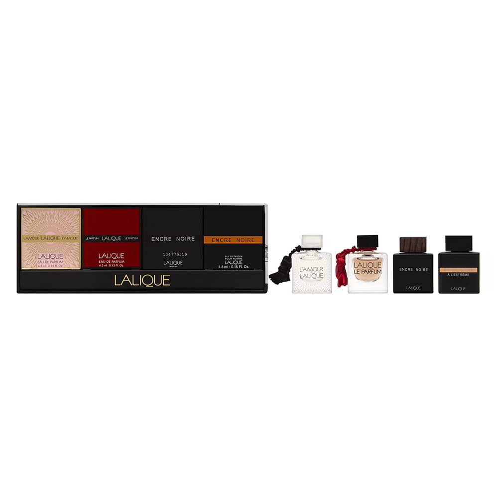 Lalique Coffret Miniature Collection 4 Piece Set