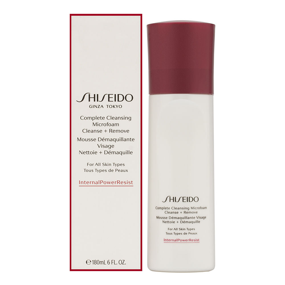 Shiseido Complete Cleansing MicroFoam Cleanse + Remove 180ml/6oz