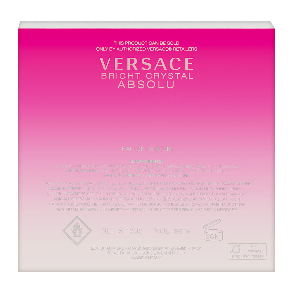 Versace Bright Crystal Absolu for Women 1.7 oz Eau de Parfum Spray