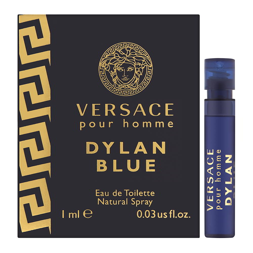 Versace Pour Homme Dylan Blue for Men 0.03 Eau de Toilette Sampler Vial Spray