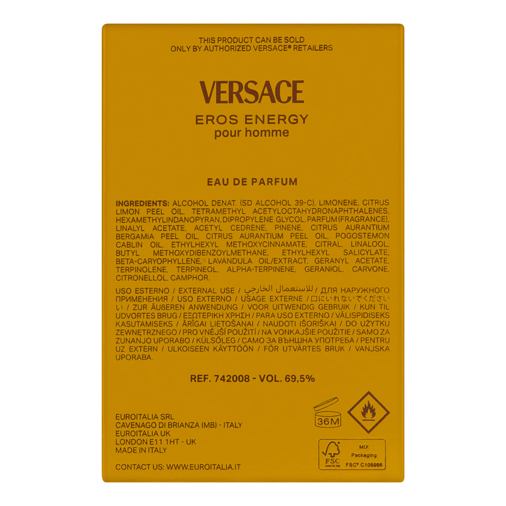 Versace Eros Energy for Men 1.7 oz Eau De Parfum Spray