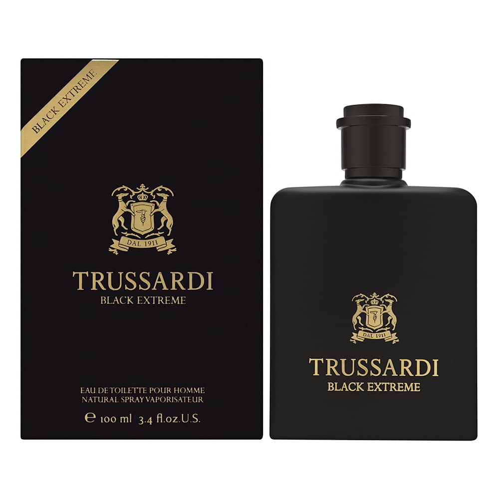 Trussardi Black Extreme for Men 3.4 oz Eau de Toilette Spray