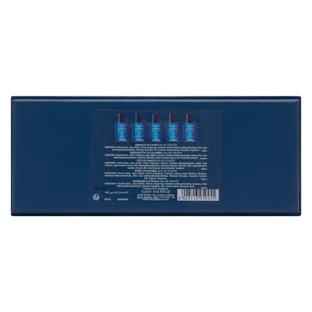 Acqua di Parma Blu Mediterraneo Miniature Collection 5 Piece Set