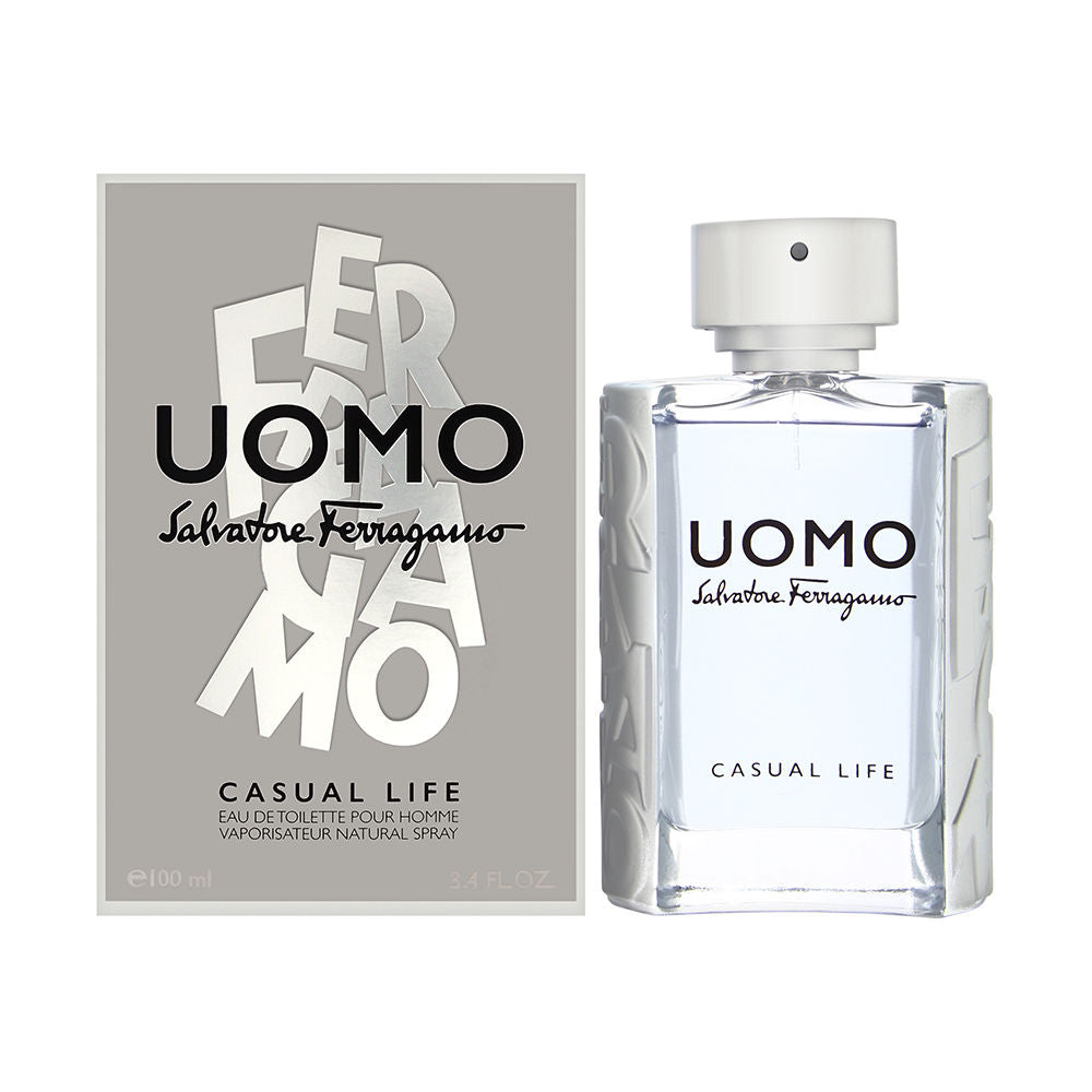 Salvatore Ferragamo Uomo Casual Life 3.4 oz Eau de Toilette Spray