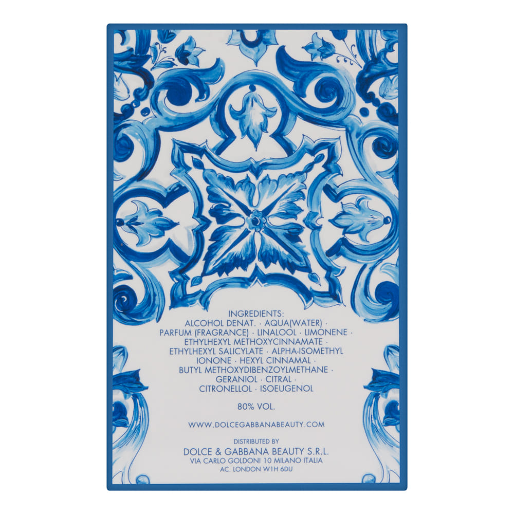 Light Blue Summer Vibes by Dolce Gabbana for Men 4.2 oz Eau de Toilette Spray