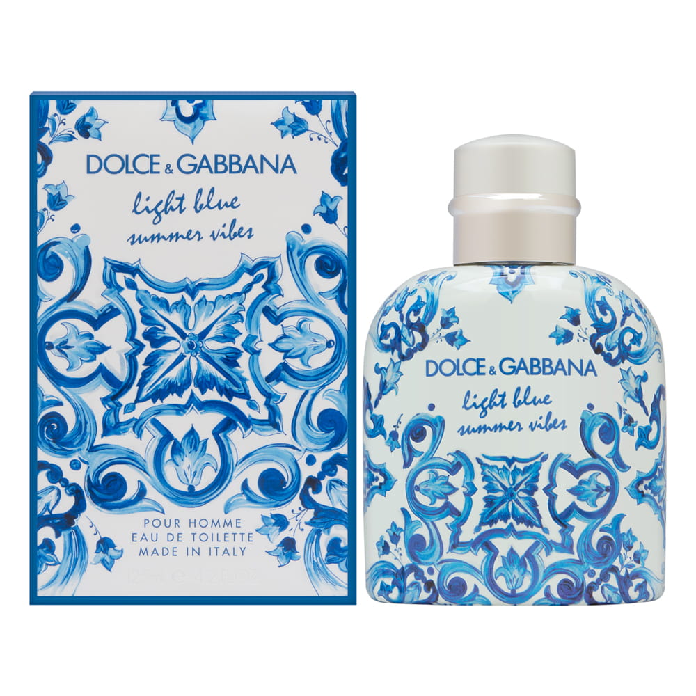Light Blue Summer Vibes by Dolce Gabbana for Men 4.2 oz Eau de Toilette Spray