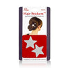 Mia Hair Stickers - Small Model No. 04701 - 2 Silver Stars