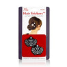 Mia Hair Stickers - Small Model No. 04705 - 2 Black Crowns