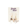 The Purple Door The Greer Dangle Earrings PDE-35-L White 