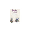 The Purple Door The Greer Dangle Earrings PDE-35-K Grey 