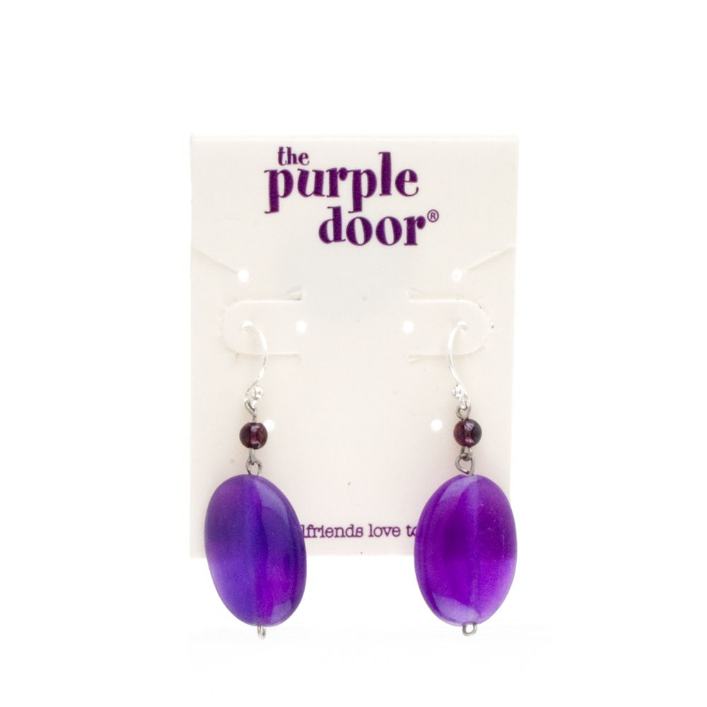 The Purple Door The Jennifer Earrings PDE-50-CC Amythist