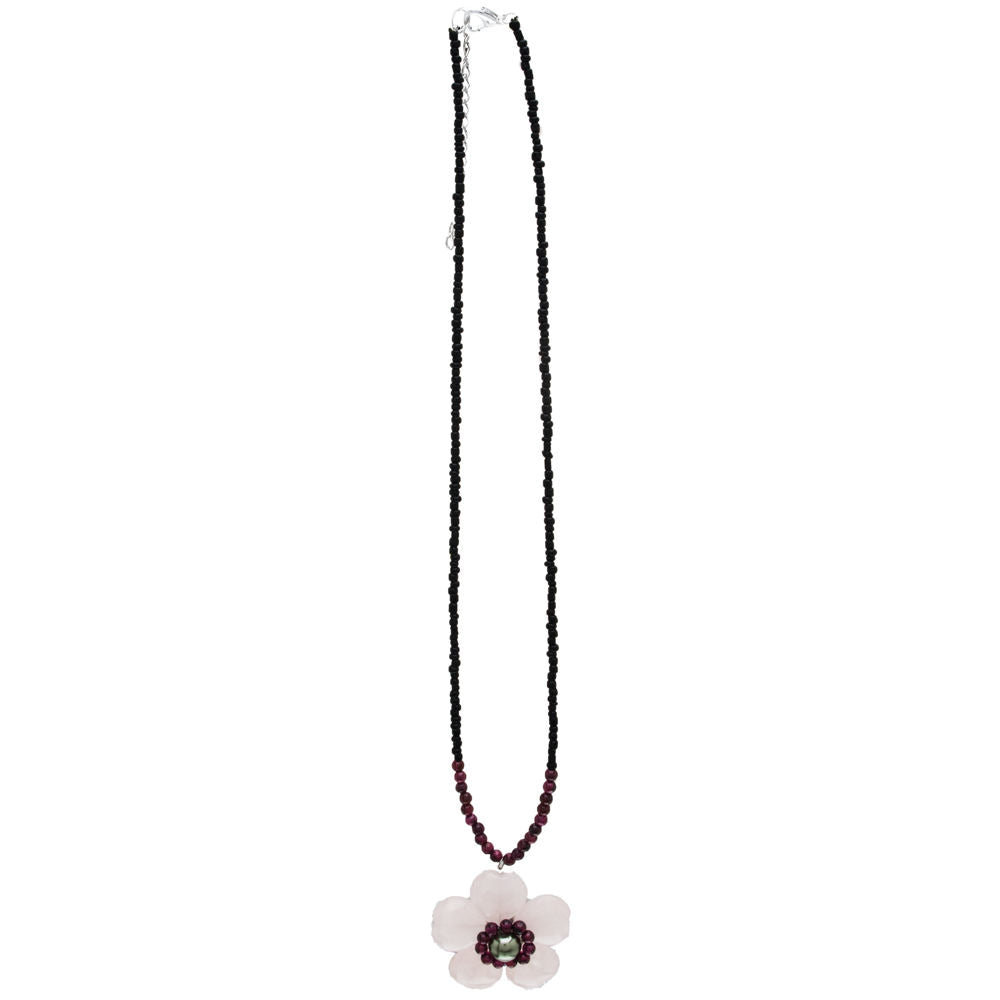 The Purple Door The Jennifer Necklace PDN-70-A Rose