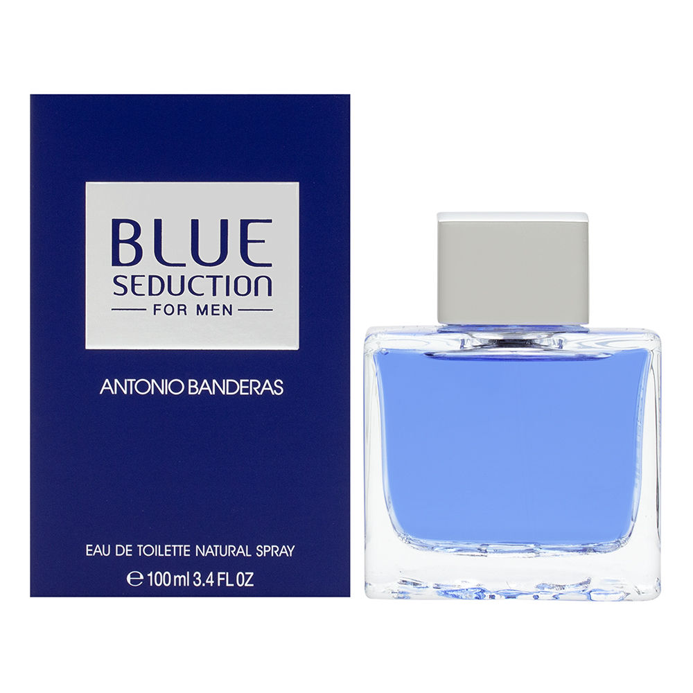 Antonio Banderas Blue Seduction for Men 3.4 oz Eau de Toilette Spray