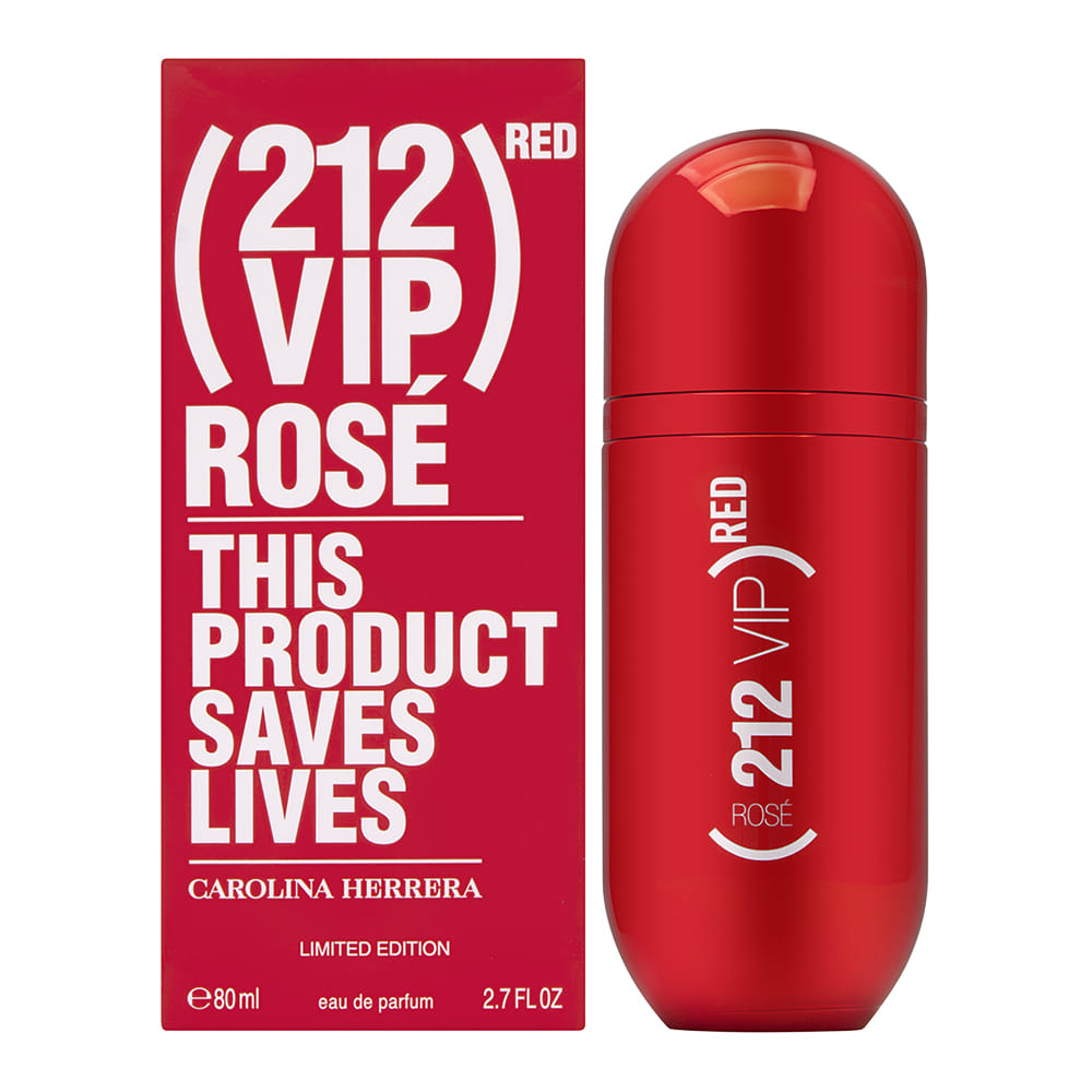 212 VIP Rose Red by Carolina Herrera for Women 2.7 oz Eau de Parfum Spray Limited Edition