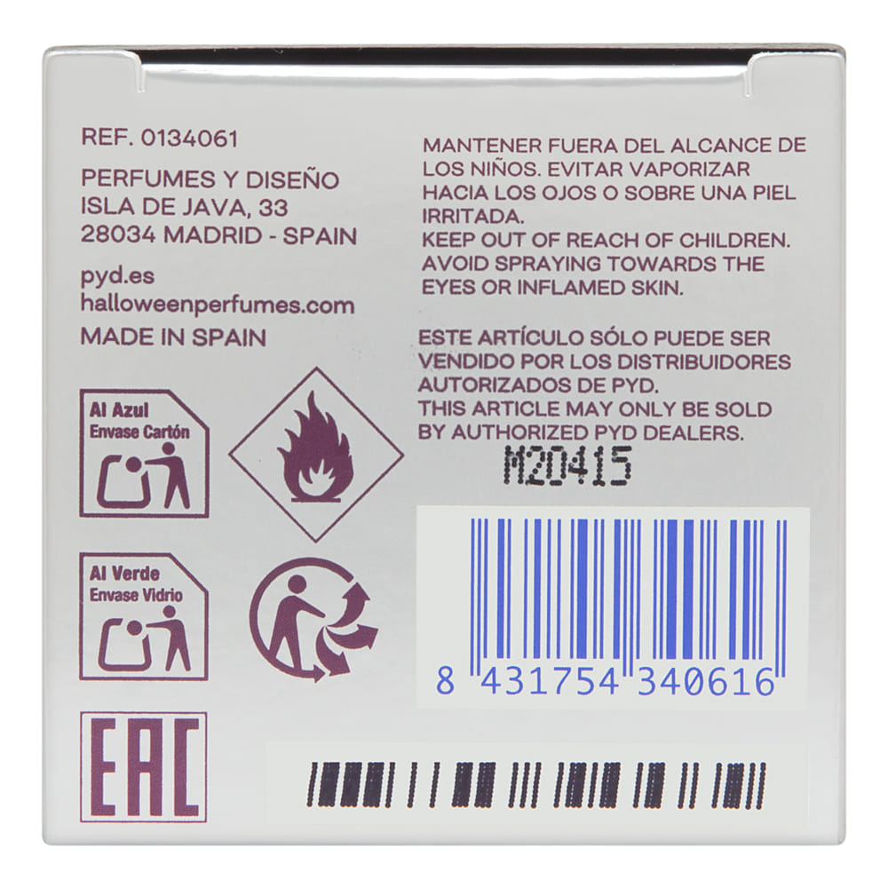 Halloween by J. Del Pozo for Women 1.0 oz Eau de Toilette Spray