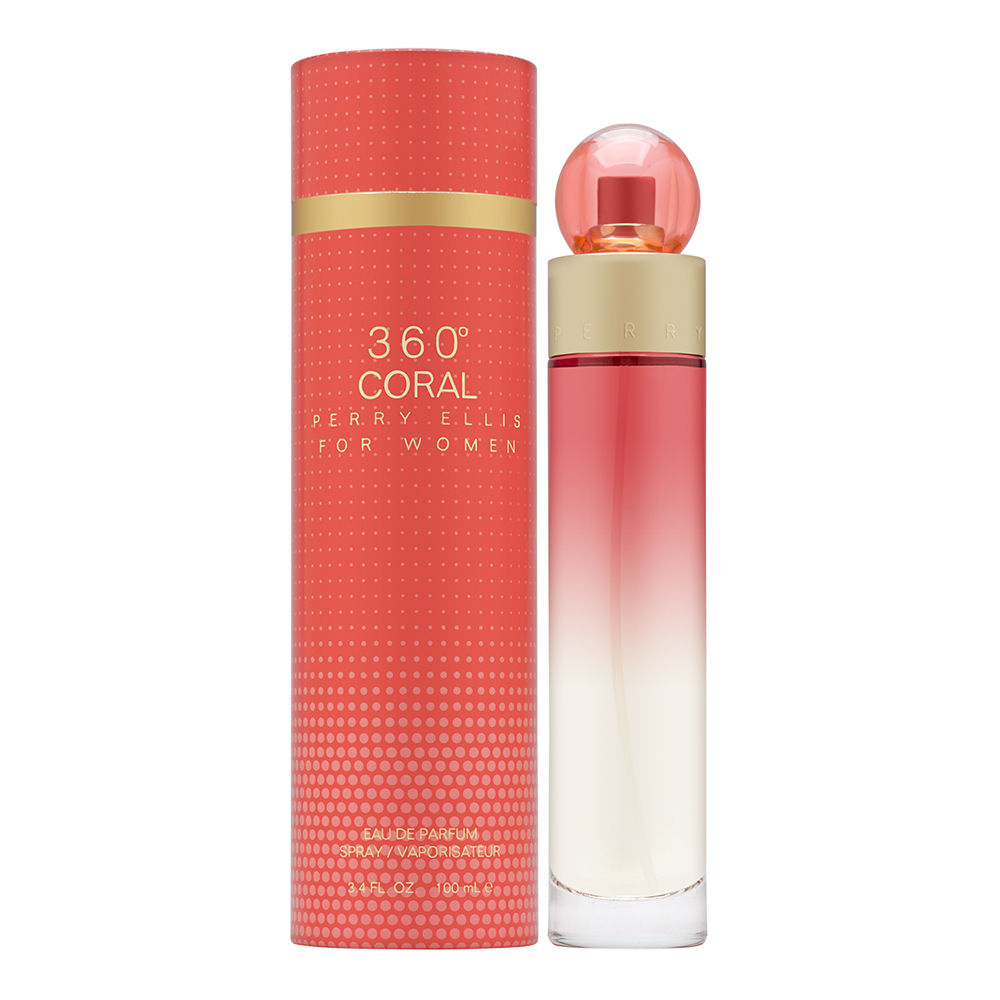 360 Coral by Perry Ellis for Women 3.4 oz Eau de Parfum Spray